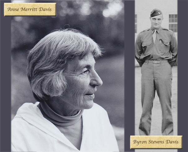 photos of Anne Merritt Davis and Byron